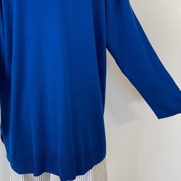 Talbots Royal Blue V-Neck Button Down Cardigan Sweater 2X Petite NWT - Picture 8 of 11